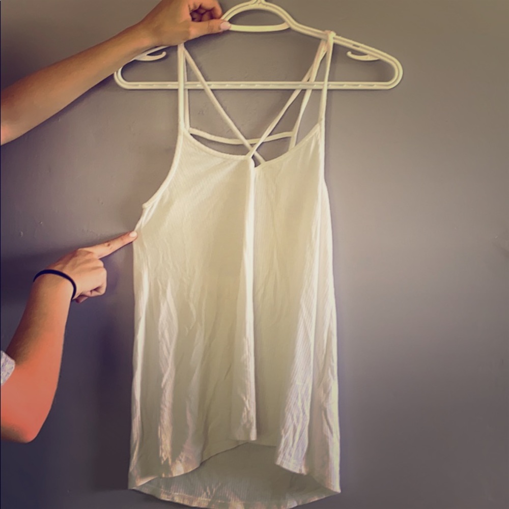 White tank top